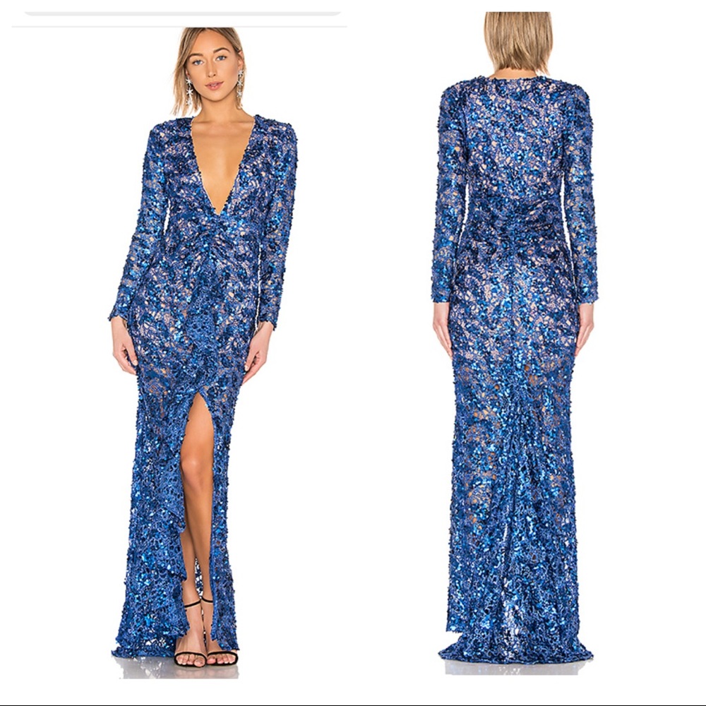 NWT! X by NBD Ice Melts Maxi in Electric Blue